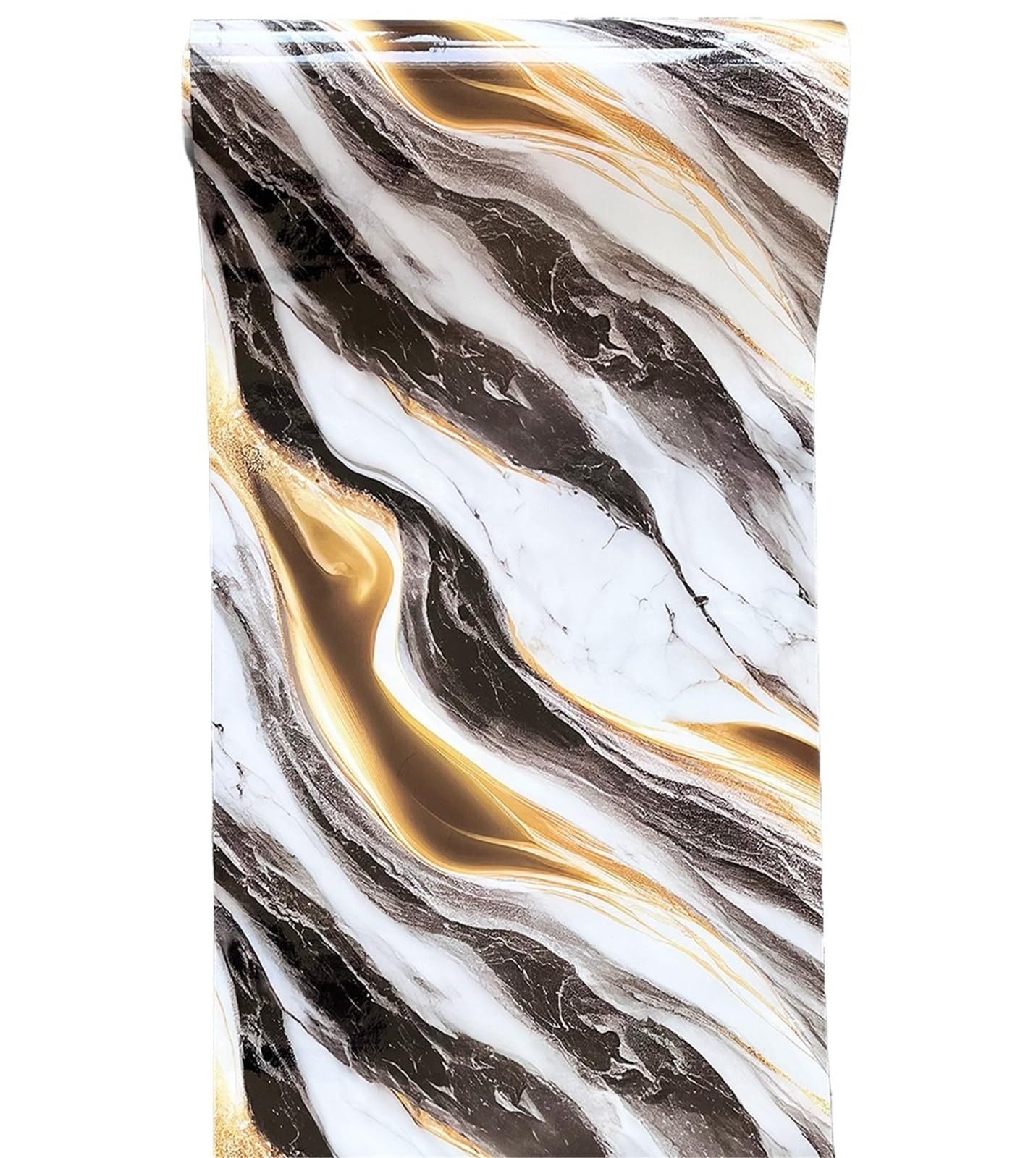 Marble Contact Paper 50cm Width Foil Marble Stickers Self Adhesive Waterproof Wallpaper for Kitchen Mesa Decor Pet Peel and Stick Film(Color3,50cmx500cm)