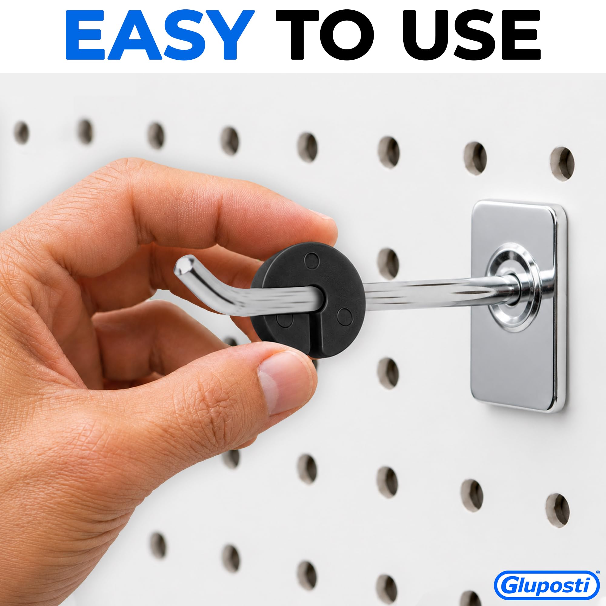 Amazon.com: Gluposti Peg Hook Stopper Inventory Control Clips, 100