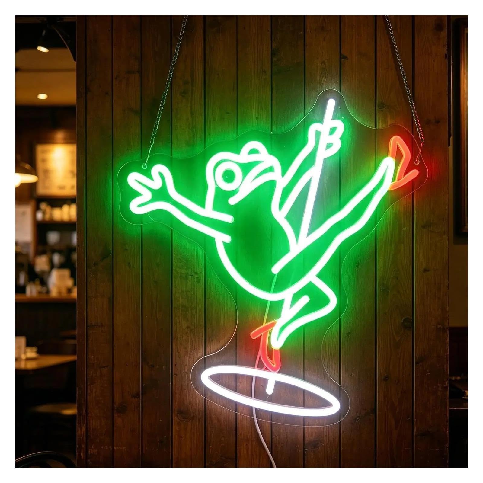 Insegna al Neon Insegna Al Neon Della Rana Di Danza Classica