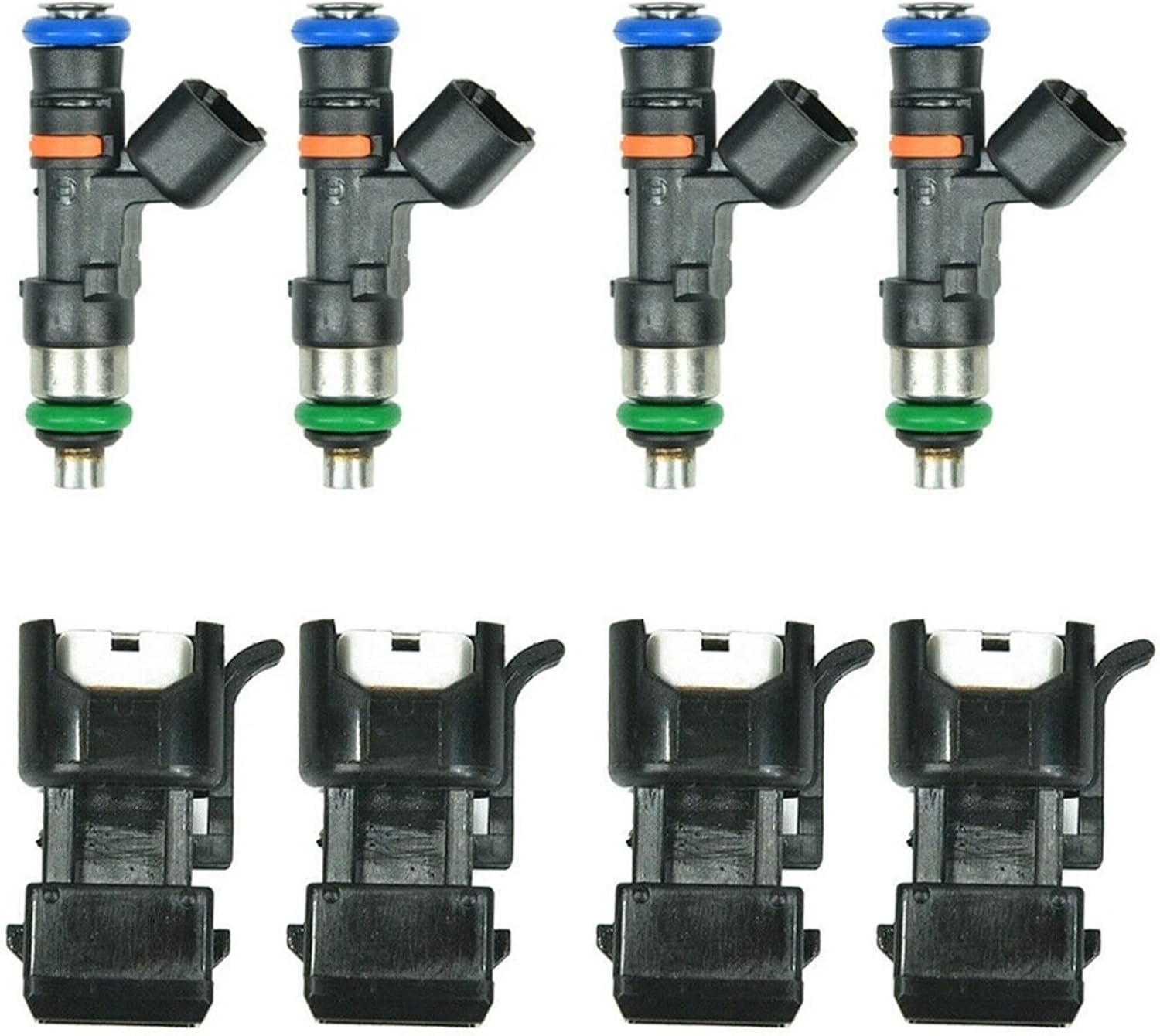 ZHOUHONG Fuel injectors 4Pcs Fuel Injectors with Four