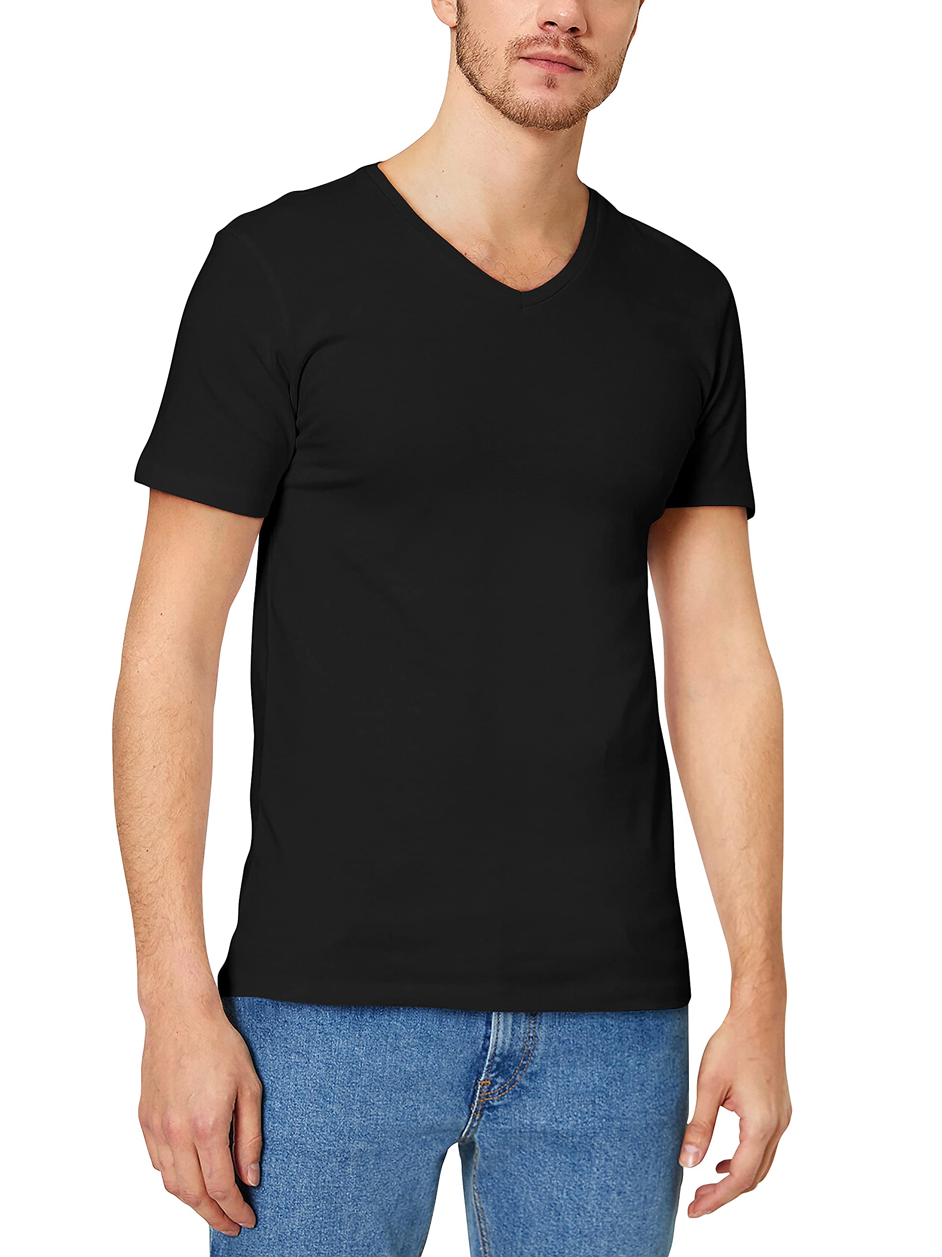 Mens Tri Blend Round-Neck T-Shirts Yoga Dance Every Day wear