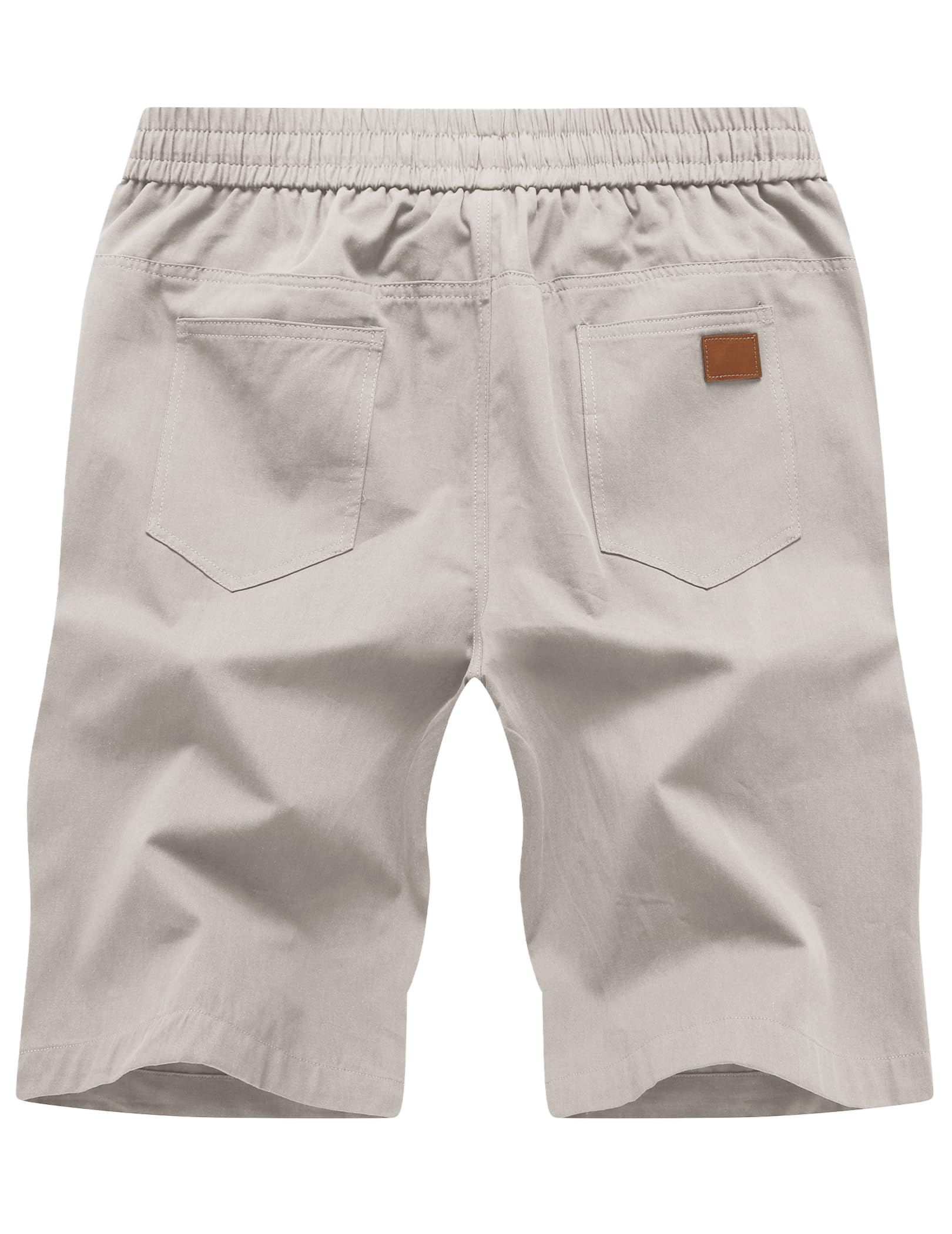TARAINYA Pantalón Corto Hombre de Algodón Suave con Cordon Ajustable y Bolsillos