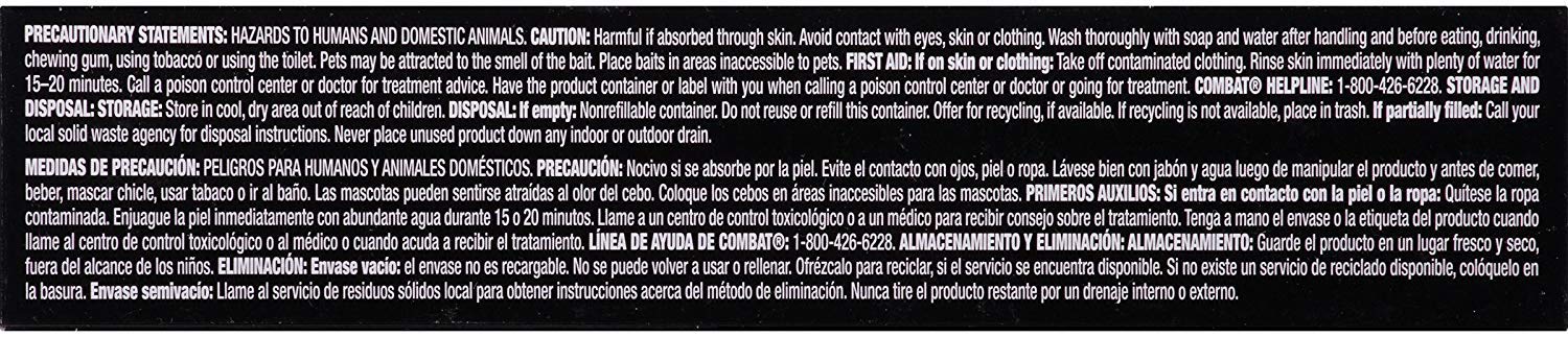 Roach Killing Bait, Large Roach Bait Station, Kills The Nest, Child-Resistant, 8 Count- 2 Pack