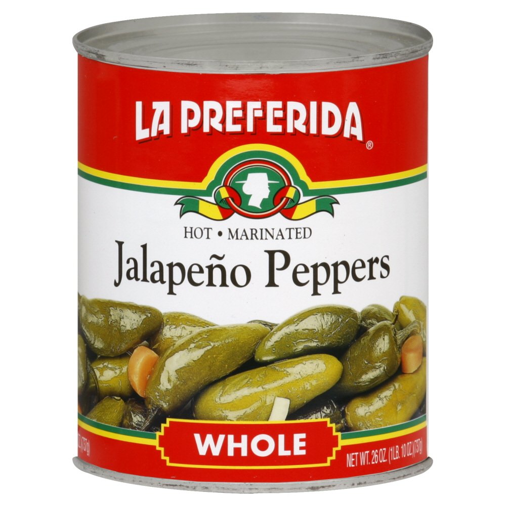 La Preferida Peppers Jalapeno, 26-Ounce (Pack of 12)