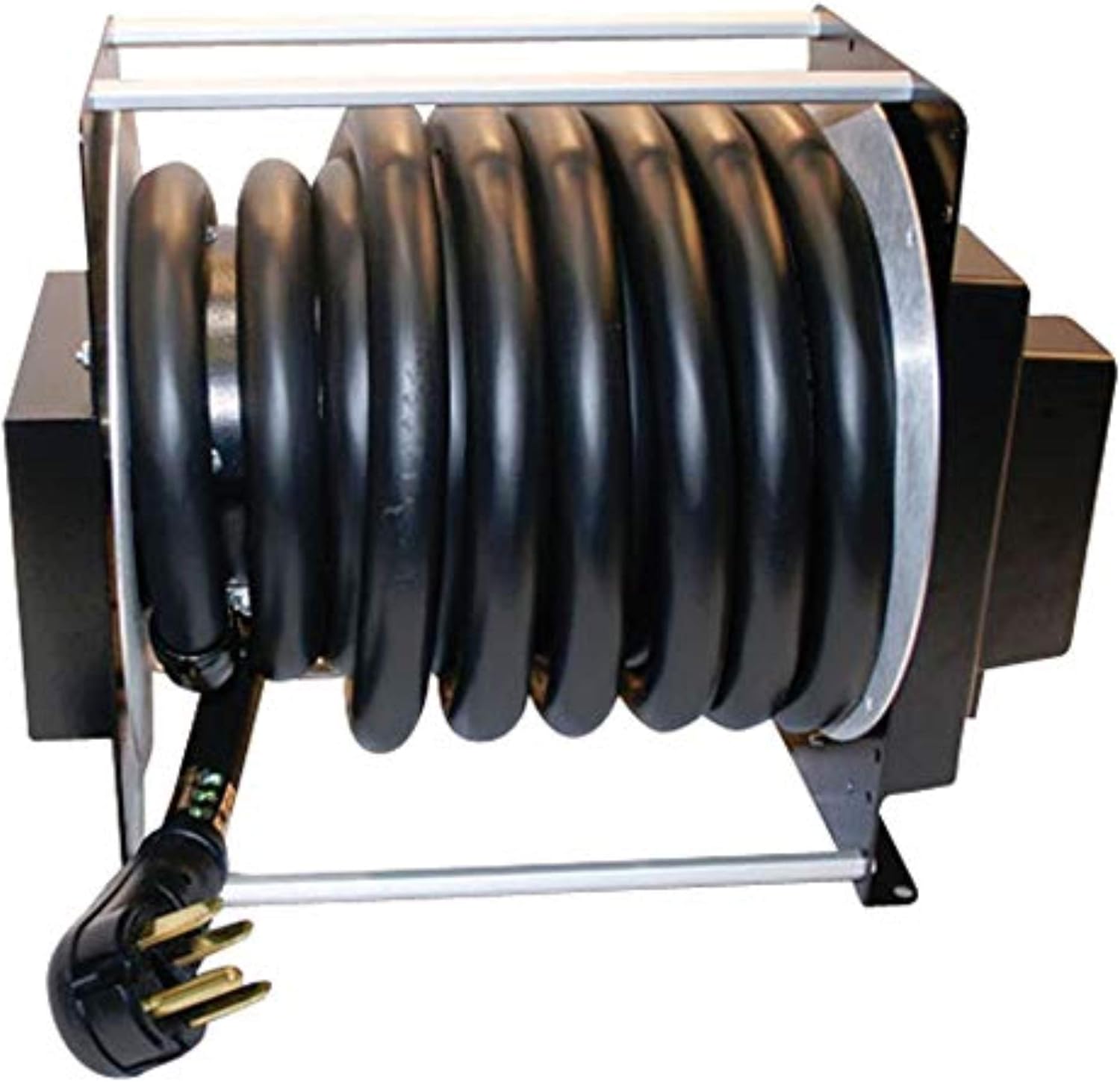 Technology Research Corp RL54331LMK 50 Amp RV Power Cord Reel, Low