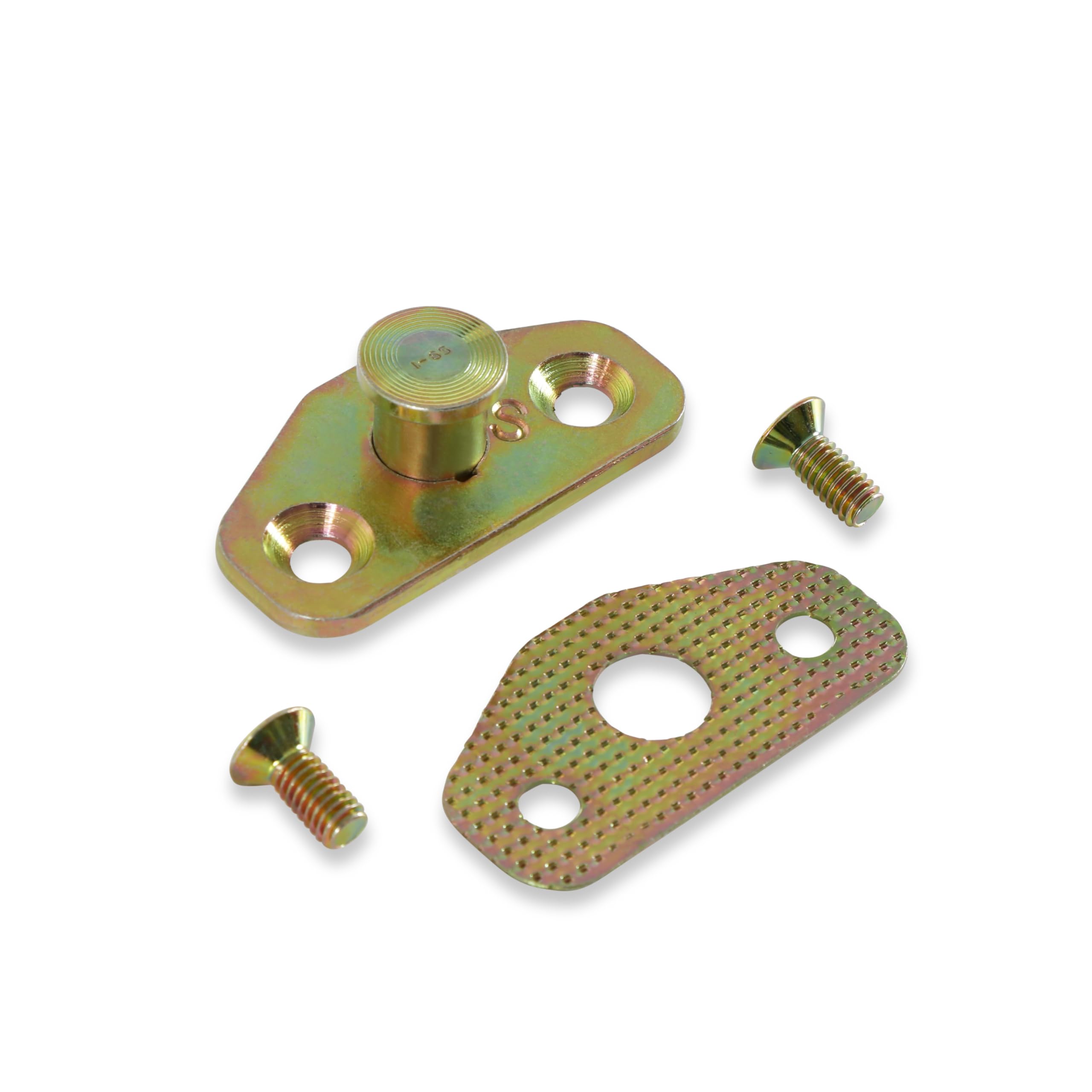 Scott Drake C2OZ-6222008-B Door Striker Plate & Shim