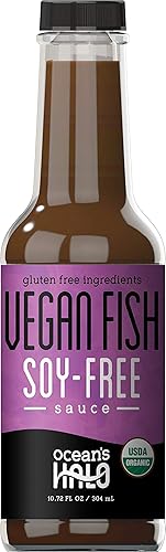 OCEANS HALO - Salsa orgánica vegana sin soja 10 onzas líquidas