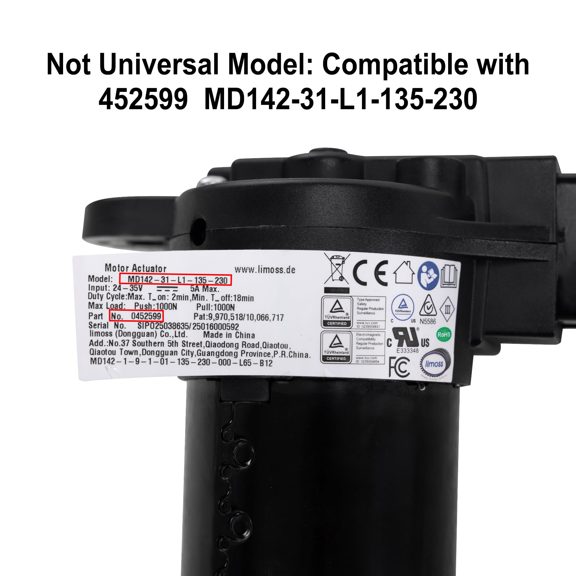Amazon.com: Fromann Power Recliner Motor Limoss 452599 Kits Model