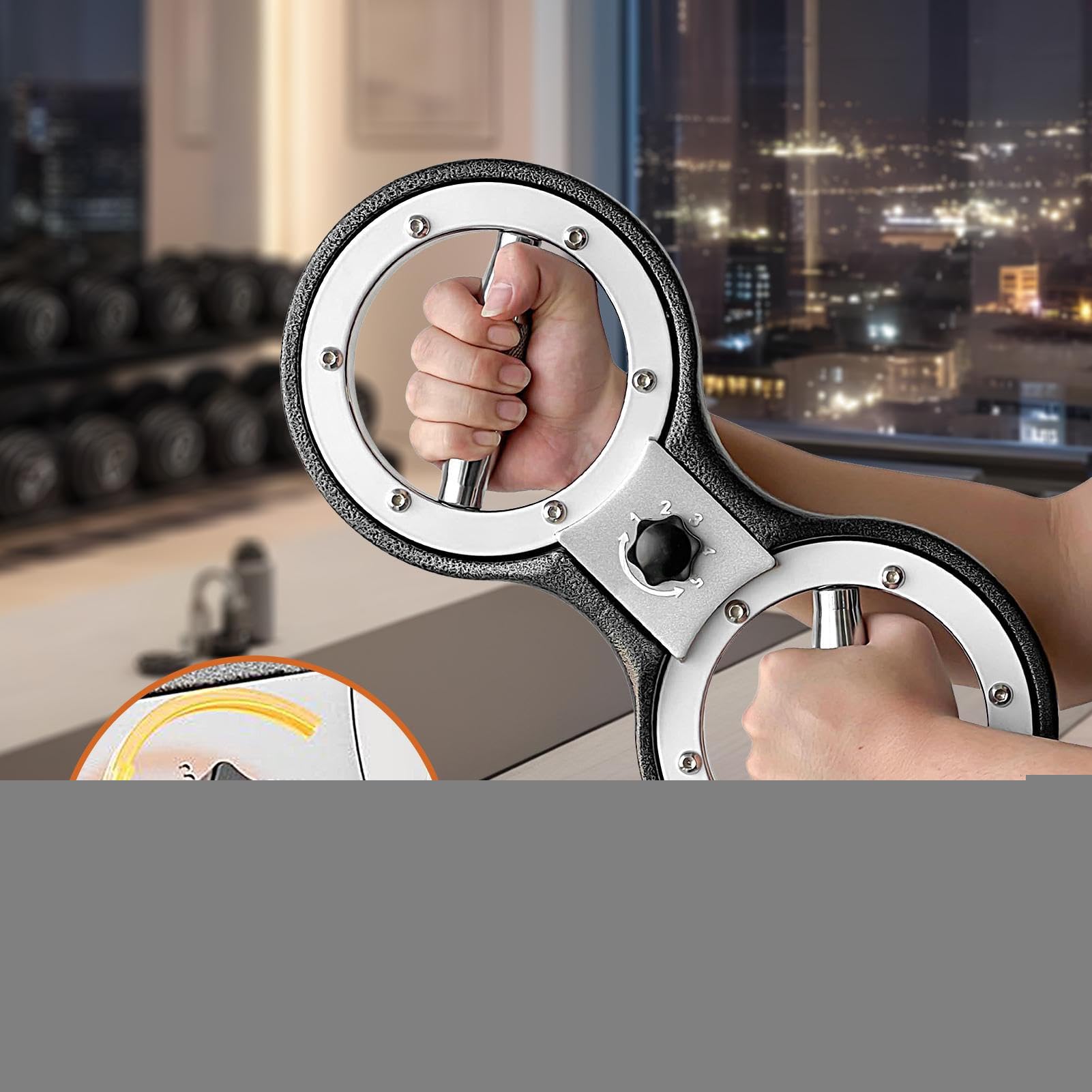 Trener siły ramion Regulowany Wzmacniacz Dłoni, Ćwiczenia Chwytu, Trening | 5,44 kg Sprzęt Do Ćwiczeń Ramion Trenażer Chwytu dla Mężczyzn Trening Siłowy Ćwiczenia Klatki Piersiow