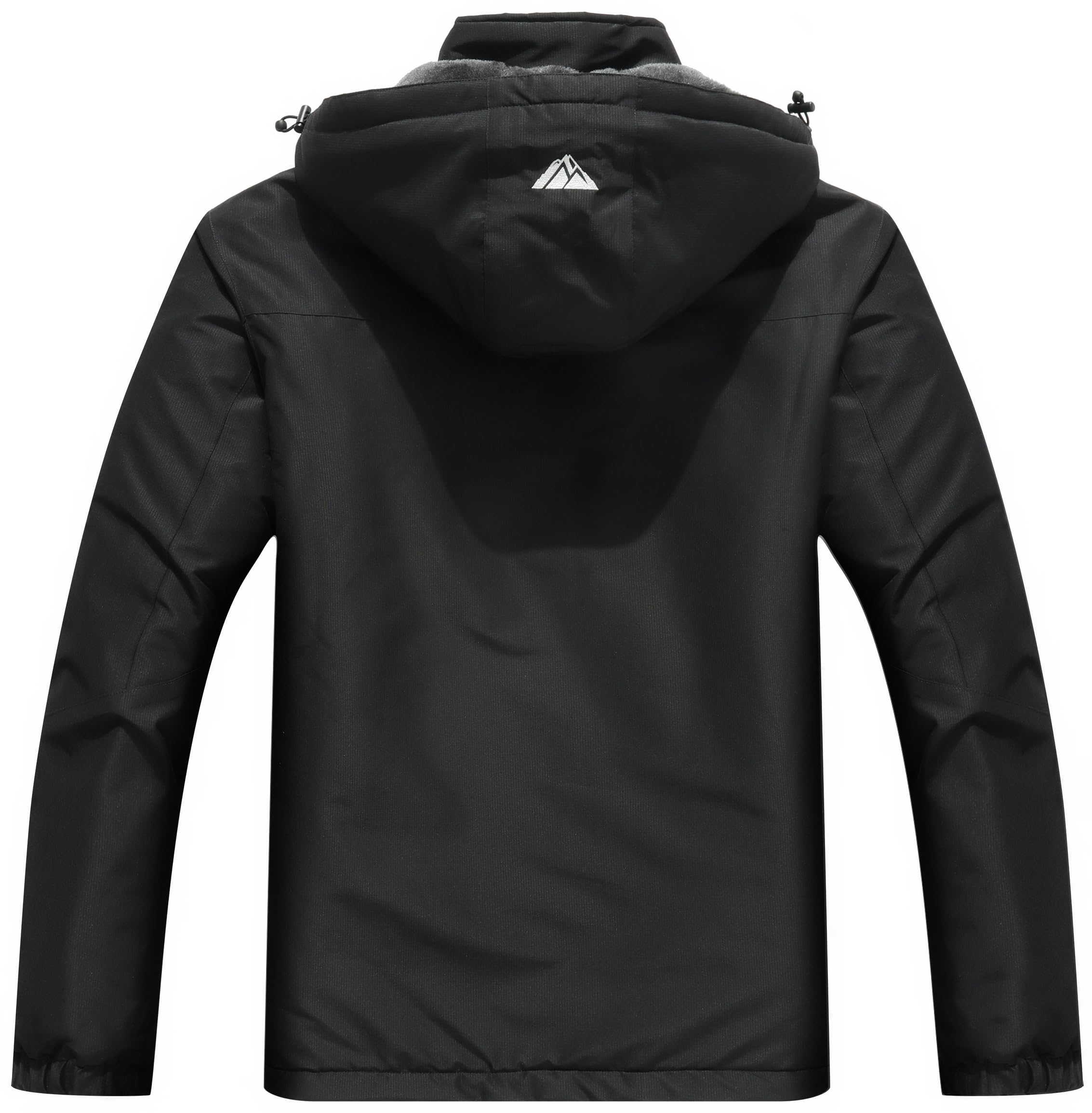 Men's Mountain Ski Jacket Waterproof Winter Coat Warm Snowboarding Jacket Snow Windbreaker Hooded for Hiking