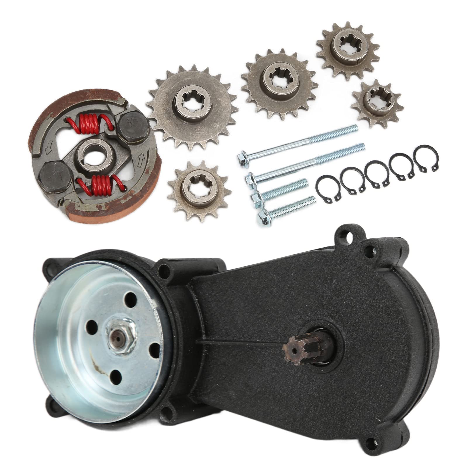 Kit de Transmisión de Engranajes Aleación de Metal Reemplazo para 43cc 47cc 49cc Pocket Mini Bike Scooter ATV