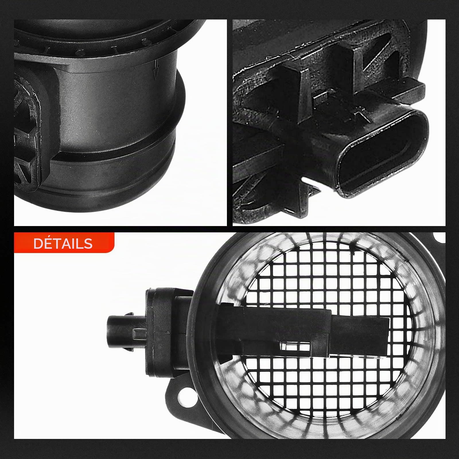 Frankberg Débitmètre d'air massique 0280218241 | Compatible avec: M.i.n.i R56, DS5 KF, DS5, 308 II L3 LB LH LP LW, M.i.n.i Cabriolet R57, M.i.n.i Clubvan R55