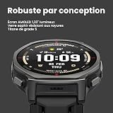 Amazfit T-Rex 3 Pro Montre Connectée Outdoor 44mm – Écran AMOLED Saphir, Flashlight, Lunette Titane, GPS, Cartes Hors Ligne, 17 Jours Autonomie, 180+ Modes Sport, Smartwatch pour Android iPhone - 4