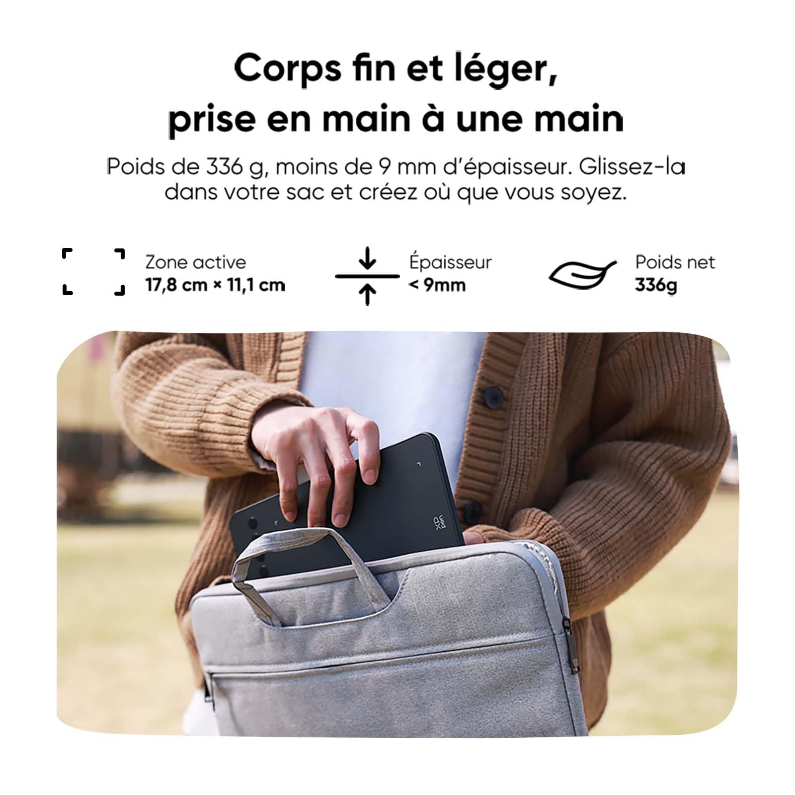 XPPen Deco MIni7W v2 (Édition 2026) Tablette Graphique sans Écran Bluetooth 5.0, Tablette Graphique Dessin 7 Pouces avec Stylet 16K, 8 Raccourcis, Convient aux Amateurs de Dessin et aux Débutants
