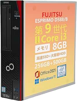 Amazon.co.jp: 【整備済み品】富士通 ESPRIMO D588/B インテル Core i3