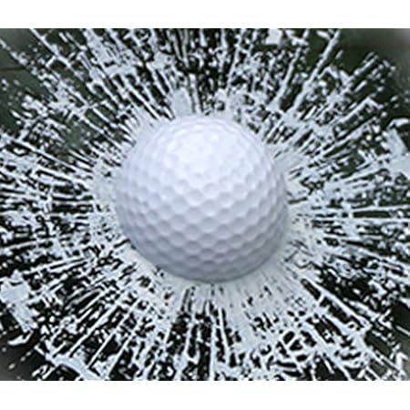 Amazon Co Jp カー ステッカー おもしろ ビックリ めりこみ ボール ゴルフボール 車 バイク