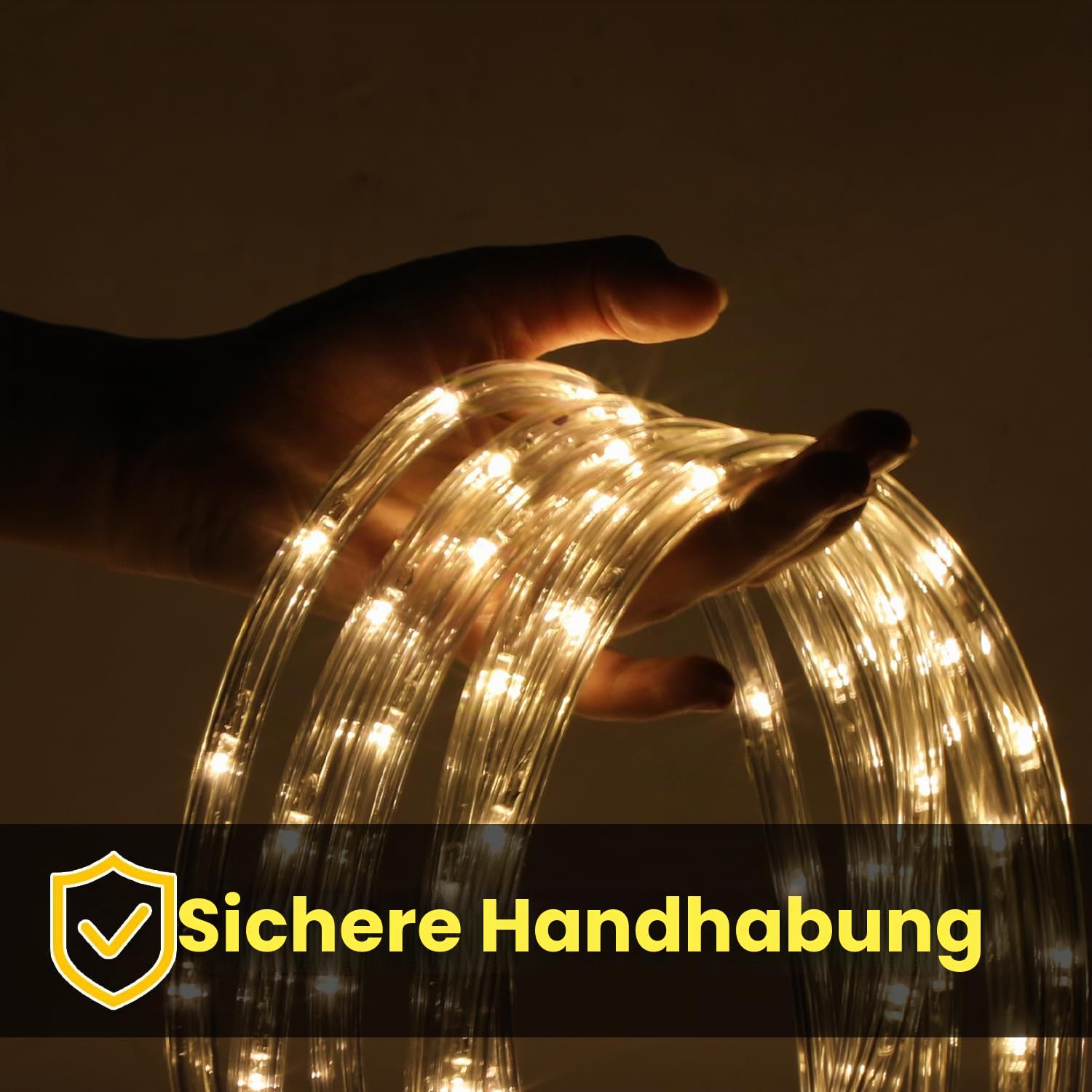 LED Lichterschlauch Außen Innen, 40M 960 LEDs Warmweiß Lichtschlauch mit Timer und 8 Modi Wasserdicht Lichterkette Außen und Innen, für Party Hochzeit Weihnachts Deko | 960 LEDs,8 Lichtmodi,6-Std.-Timer,Speicherfunktion,flexibler PVC-Schlauch,für innen un