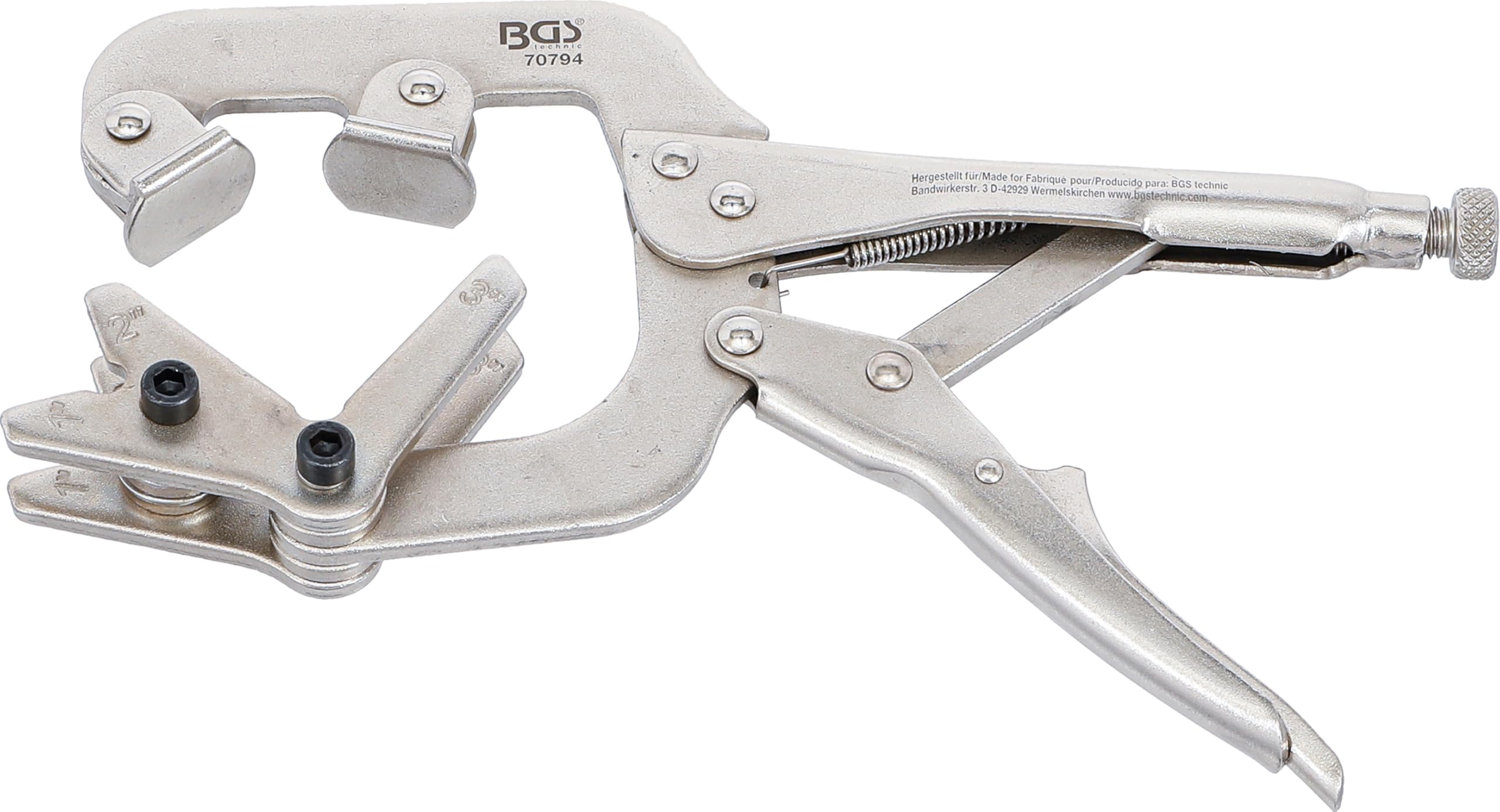 Bgs Multicoloured 70974 | Locking Welding Grip Pliers | For Pipes | 250 Mm