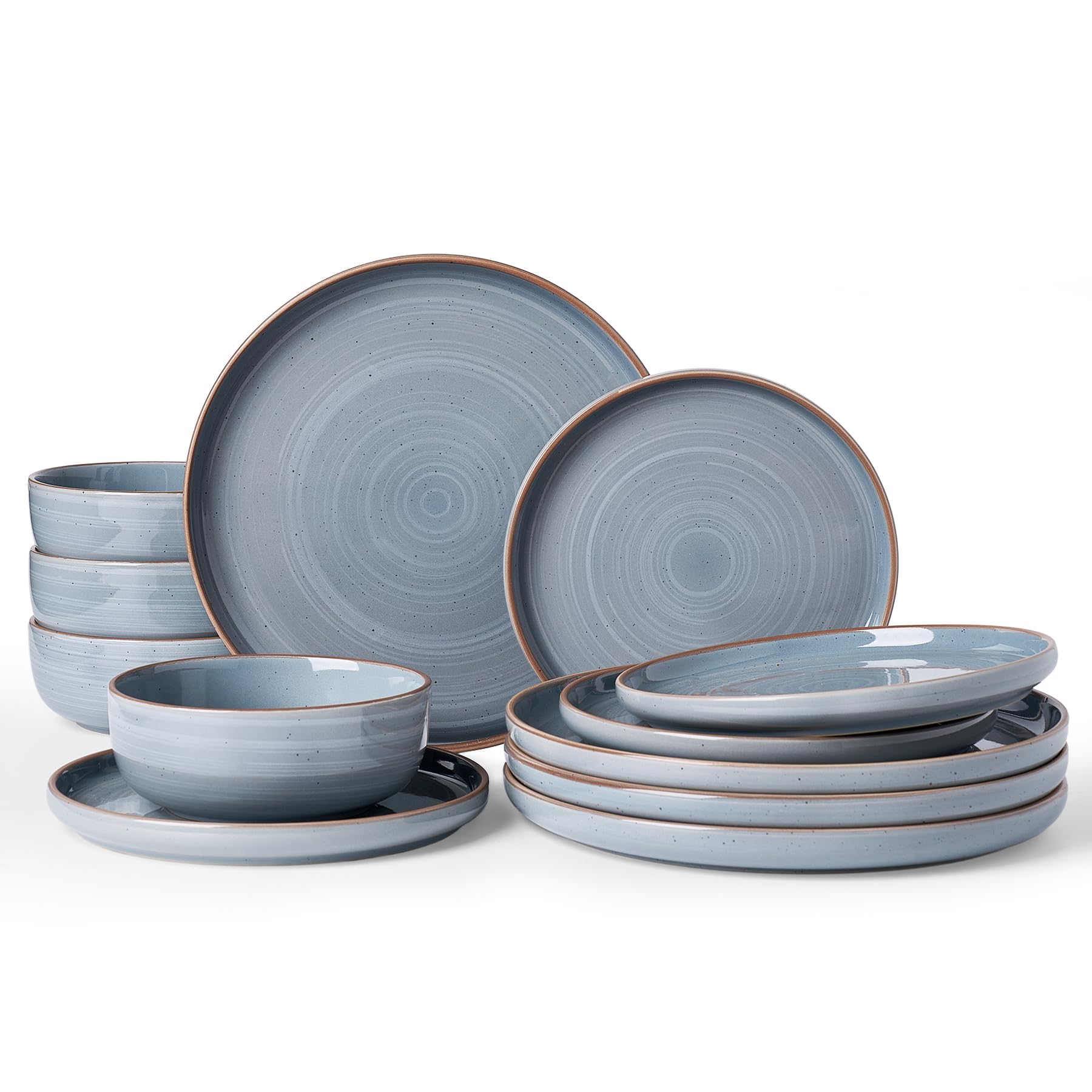 Amazon.com: Famiware Meteor 12-Piece Stoneware Dinnerware Set