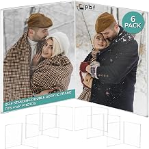 Photo Booth Frame Transparent Acrylic Freestanding Double Picture Frame 4x6 or 6x4 Acrylic Photo Frame 4x6 Clear