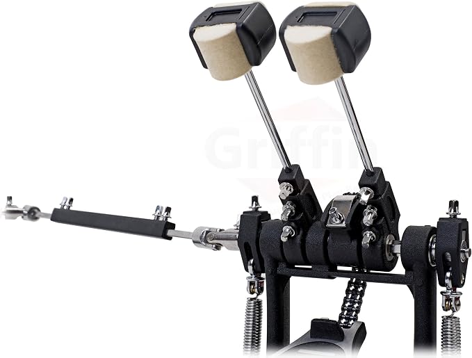 Griffin Kit 2 piezas Pedal de Batería Doble y Soporte Hi-Hat miniatura 2