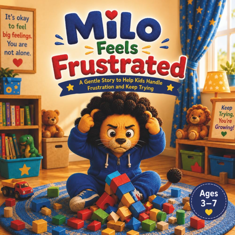 Milo Feels Frustrated: A Gentle Story to Help Kids Handle Frustration and Keep Trying (Milo Big Feelings Series)