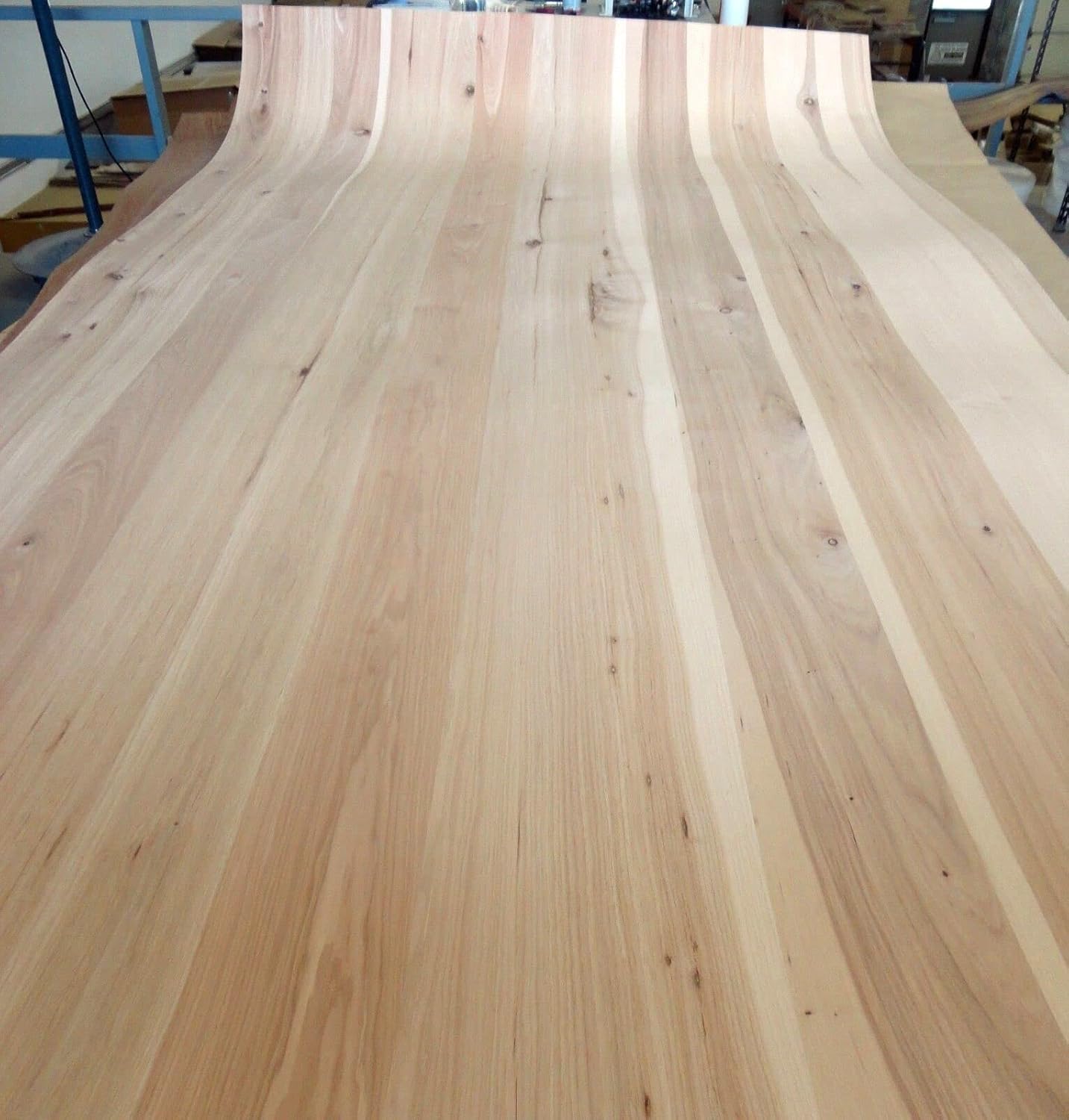 Hickory Pecan Rustic Plank Knotty Wood Veneer 36" x 96" on Paper Backer 1/32"