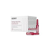 Korff Collagen Age Filler, Fiale Anti-Age a base di Collagene Marino e Acido Ialuronico per Pelle Idratata