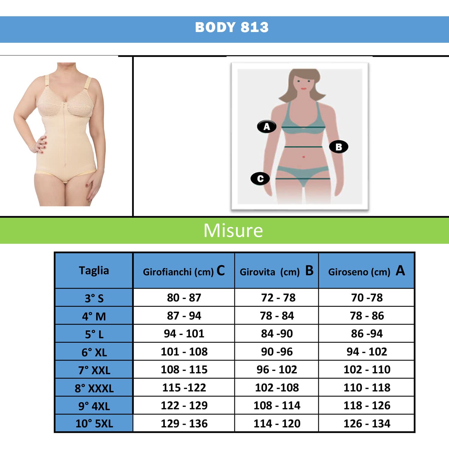 Body Contenitivo Snellente Elasticizzato Busto Shapewear Corsetto Bustino Shaper Compressione Forte Elegante Pizzo