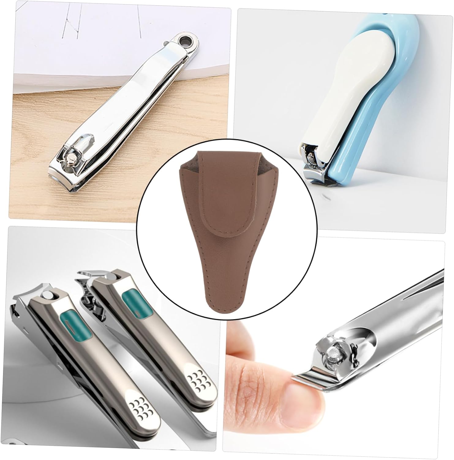 Pu Cuticle Scissor Cover Nail Clippers Nipper Protector Manicure Tool Accessory