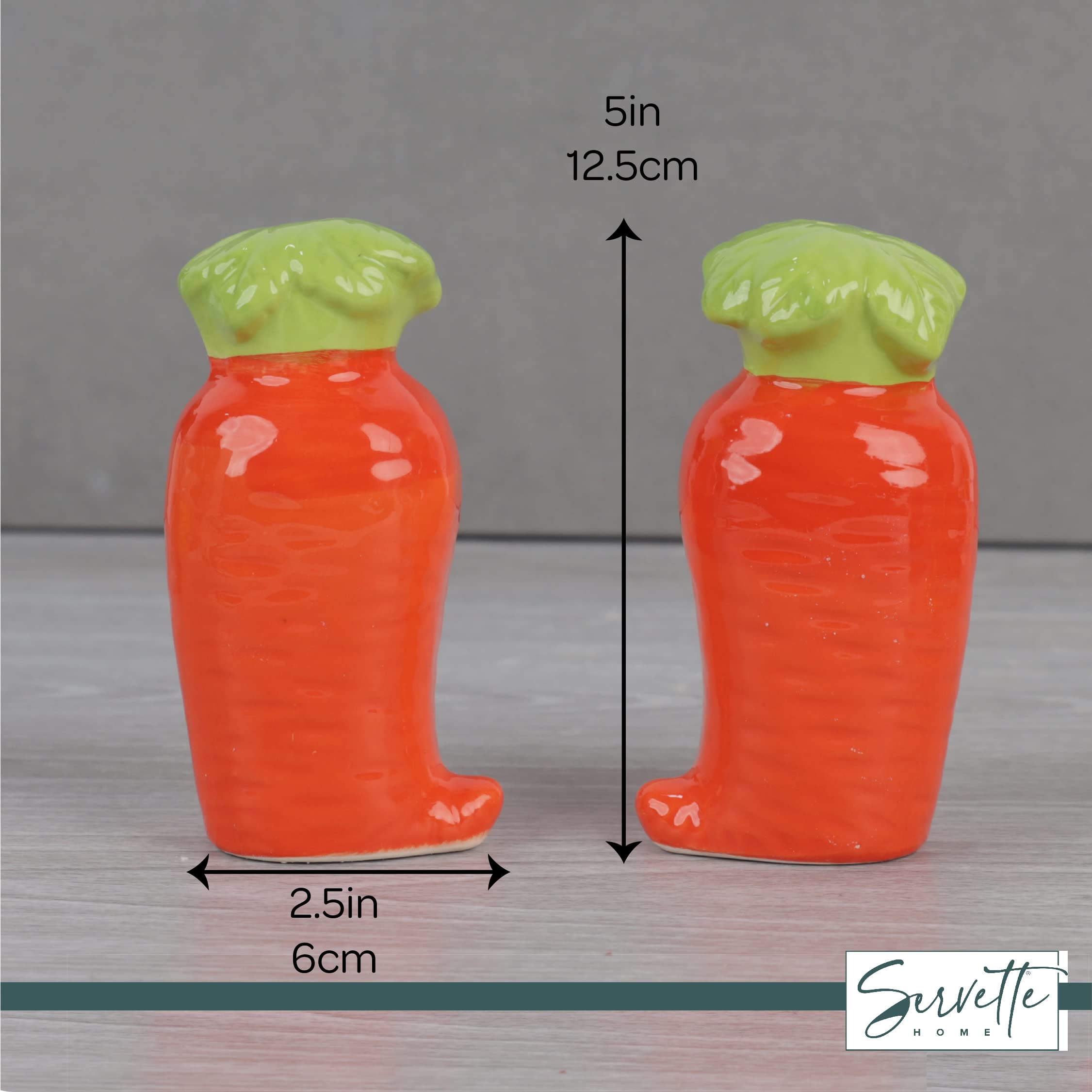 Amazon.com: Novelty Ceramic Vegetable Salt and Pepper Shakers Set