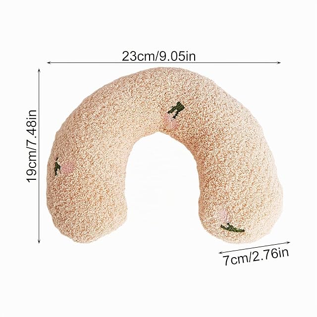 Foto 4 de 8 de Teksome Almohada calmante para perros - calmante para mascotas en forma de U ultra y esponjoso