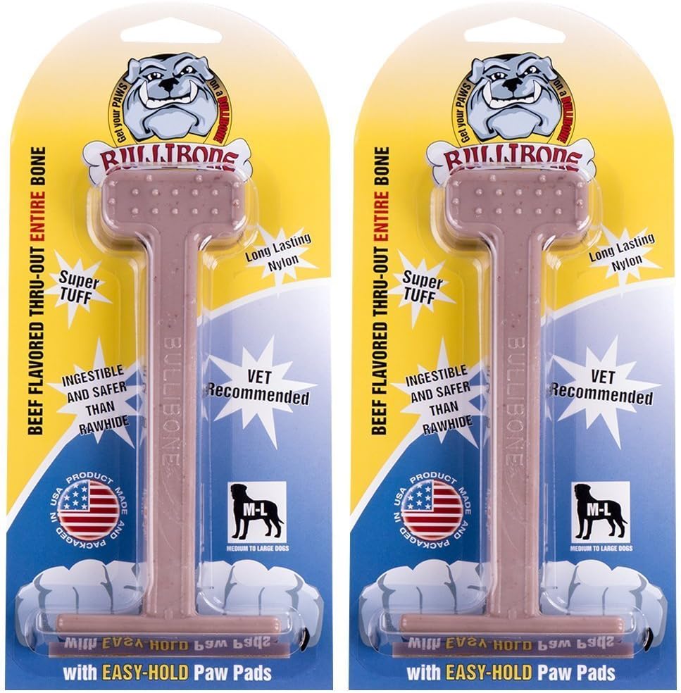 Bullibone Nylon Dog Chew Toy Nylon Bone Improves Dental
