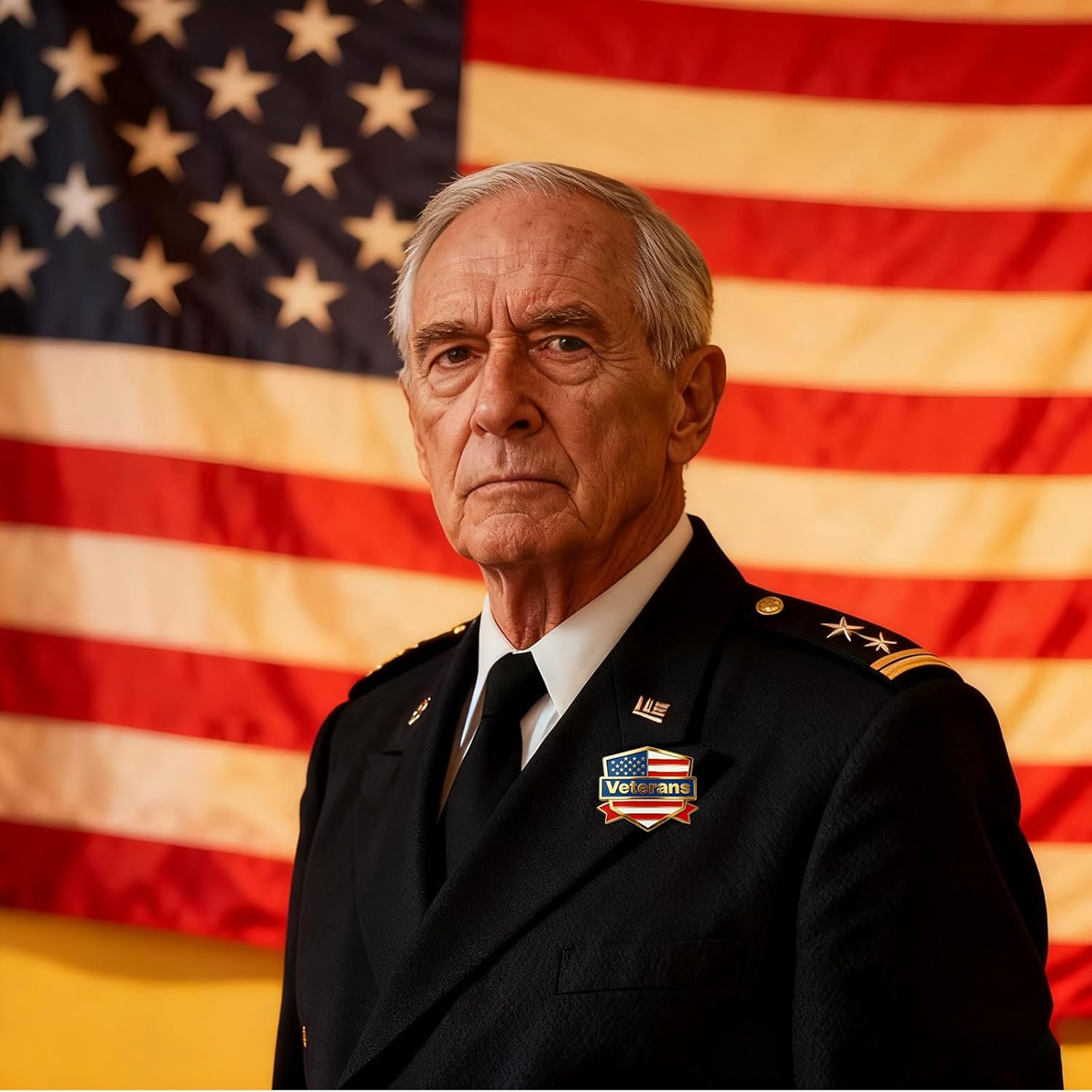 12/25/50/100個 ゴールデンエナメル アメリカ合衆国 退役軍人の日 ラペルピン 退役軍人のブローチ ピン アメリカの退役軍