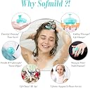 VALKYRIE Hair Scalp Massager Shampoo Brush & Exfoliator for Wet/Dry Hair, Silicone Bristles Scrubber & Massage Brush- Promotes Hair Growth-Removes Dandruff- Ideal for Women, Men, Kids & Pets (BLUE-35) gallery image