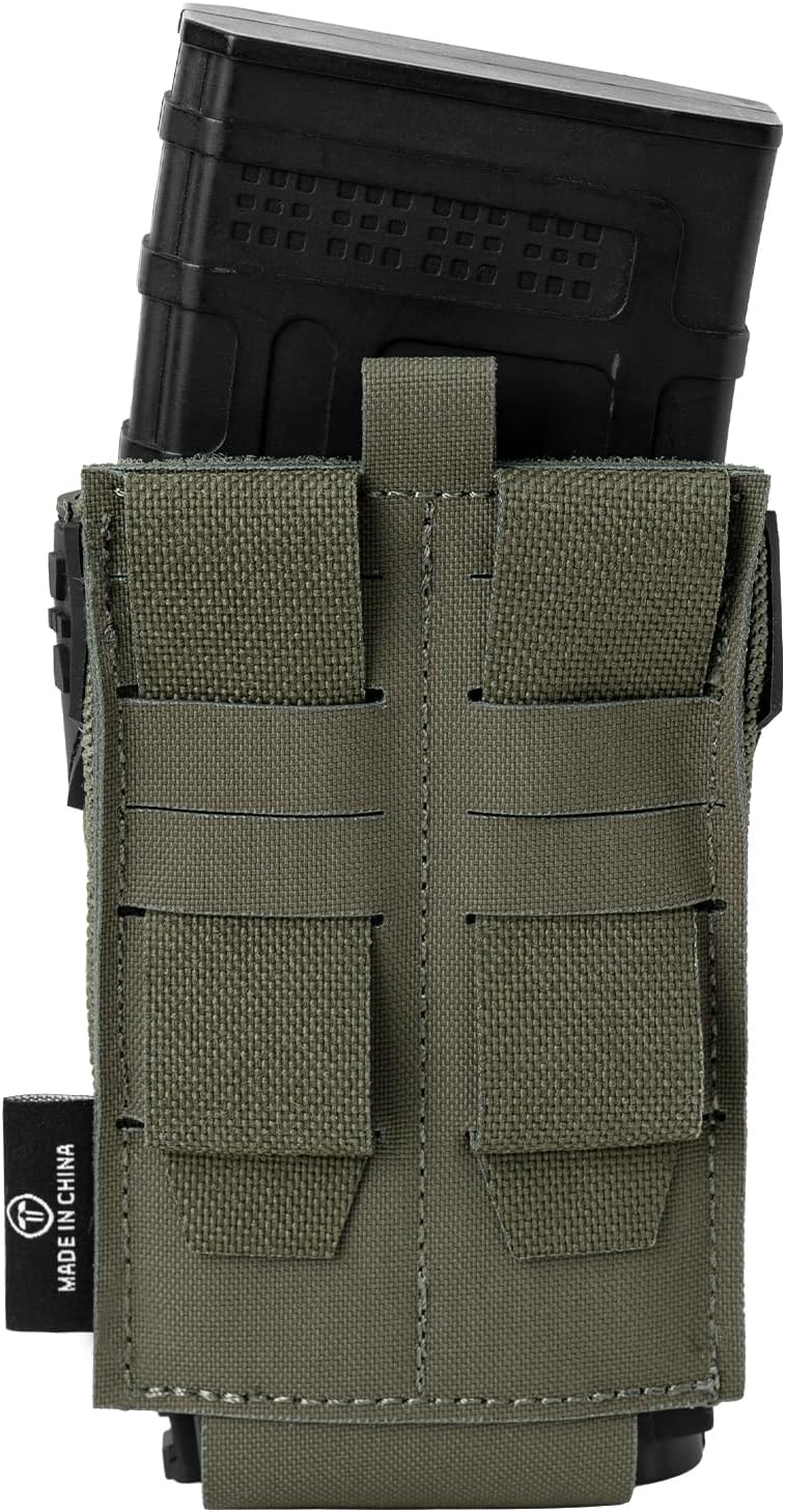Tactical Triple Mag Pouch 5.56mm Magazine Holder for M4 M14 M16 AR15 AR10 G36 Magazine - Image 2
