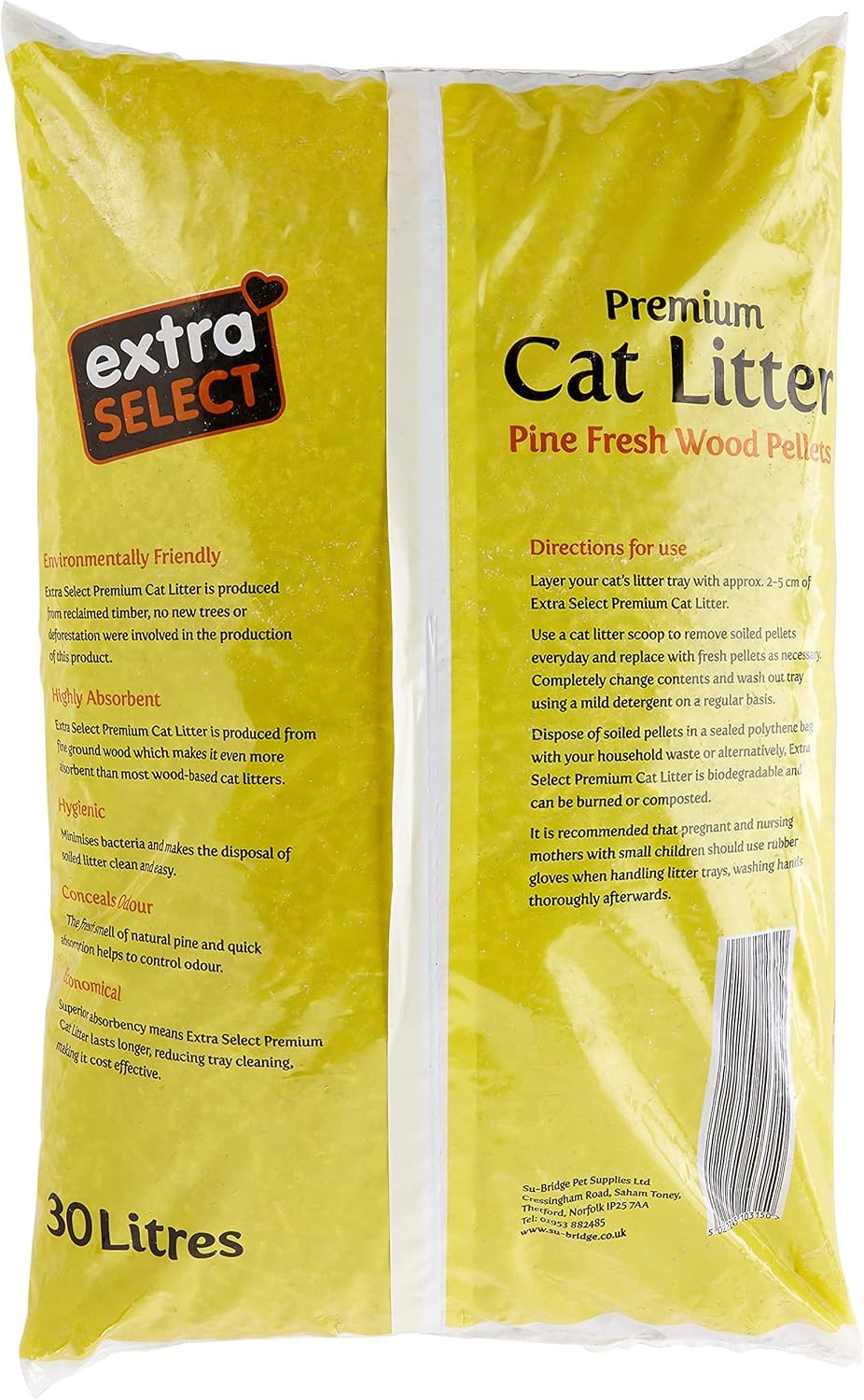 Extra Select Arena para Gatos, 15 litros