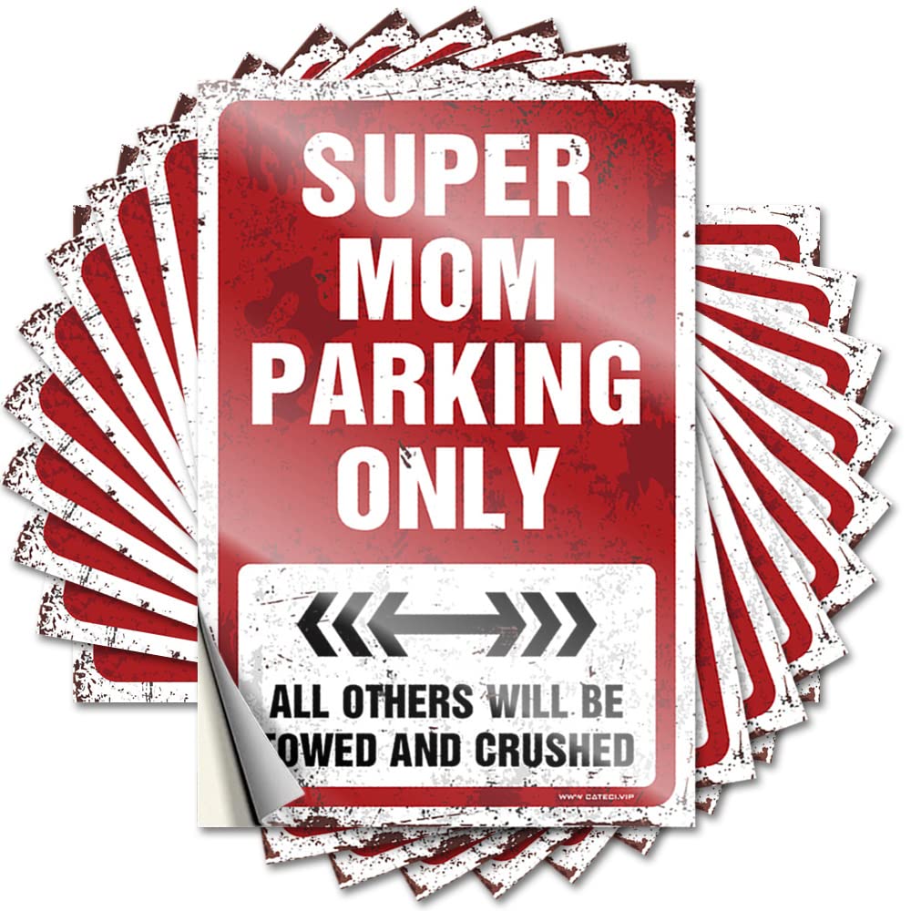 Tattoos Room Accessories for Men Custom Stickers, Bottle Waterproof Super Mom Parking Only for Hydro Flask | Aesthetic Vinyl Decals for Billiards Holiday Gift(8X12CM)
