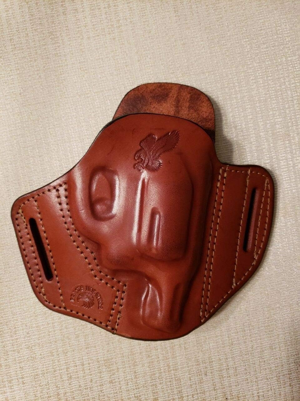 Fits Taurus 85 Formed Brown Leather Pancake Revolver Holster Right Hand