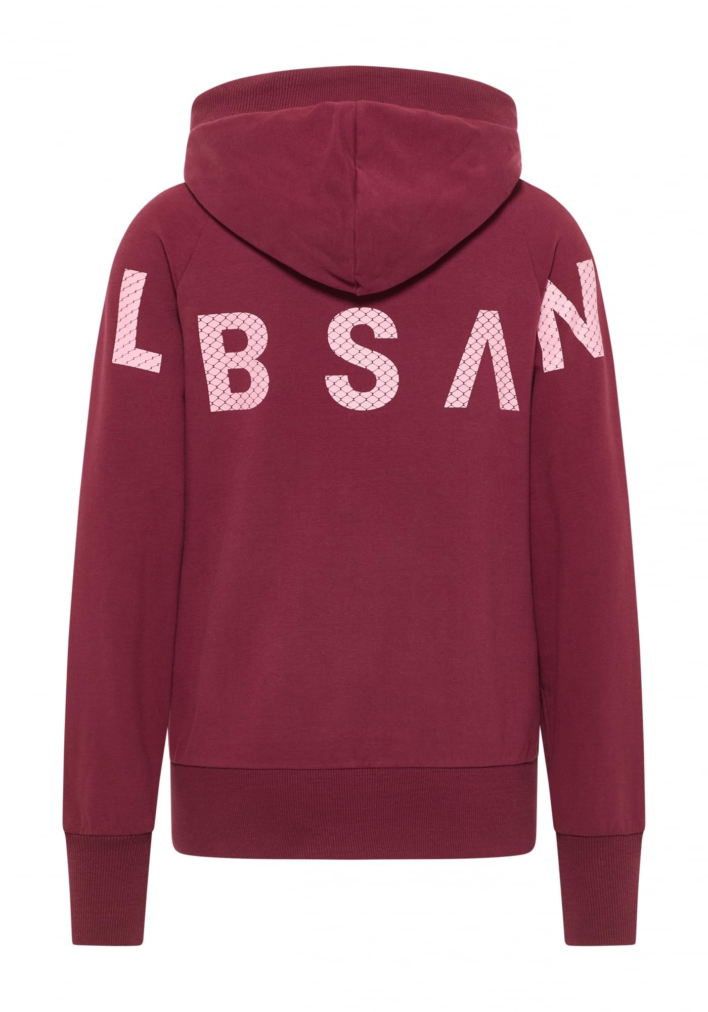 Elbsand Damen Sweatjacke mit Kapuze ESWKalea Zip Hoodie Logoprint