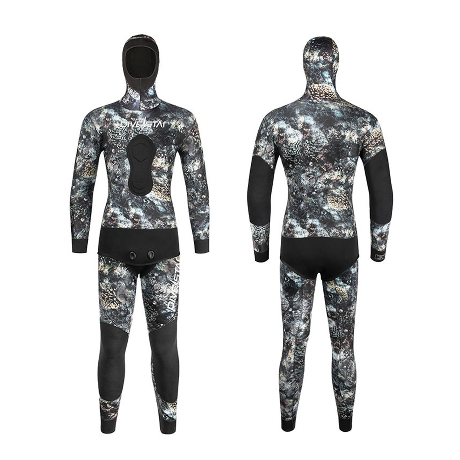 Mute Termiche Mimetiche In Gomma per Uomo E Donna Set Da Pesca Subacquea E Immersioni In Stile Split Da 3 mm/5 mm/7 mm