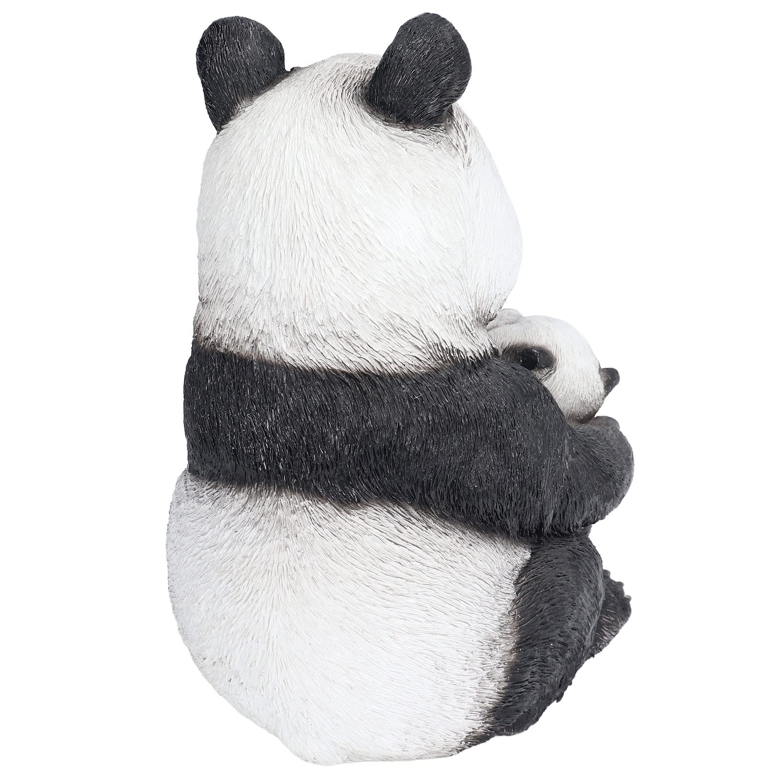 Statua da Giardino Panda Ornamenti di Panda e Orso in Resina per la Decorazione di Giardino, Prato e Scrivania Statue di Panda di Simulazione Dal Design Unico