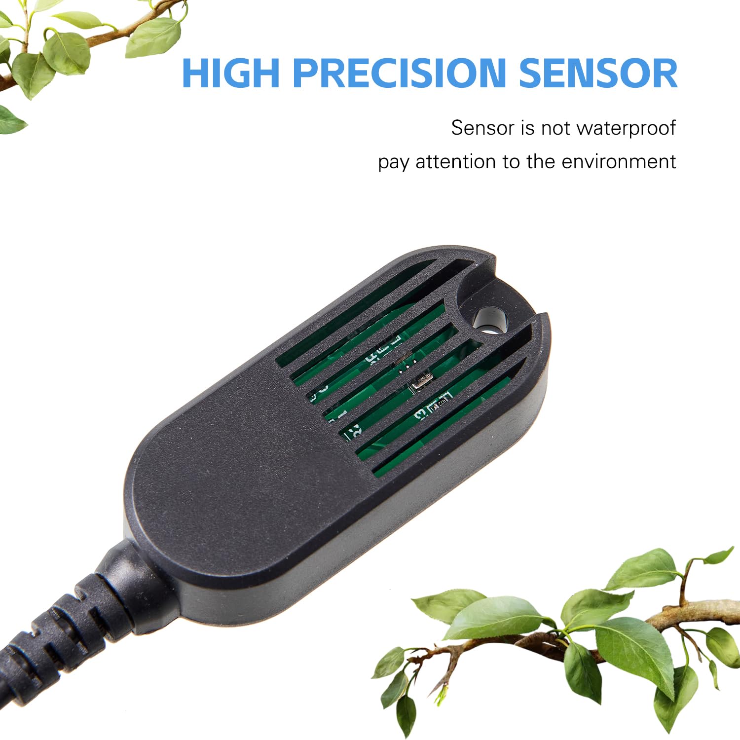 Inteligentny wentylator do namiotu wzrostu 10,2 cm z automatyczną kontrolą pogody, 4-biegowy wentylator oscylacyjny z wyświetlaczem LCD