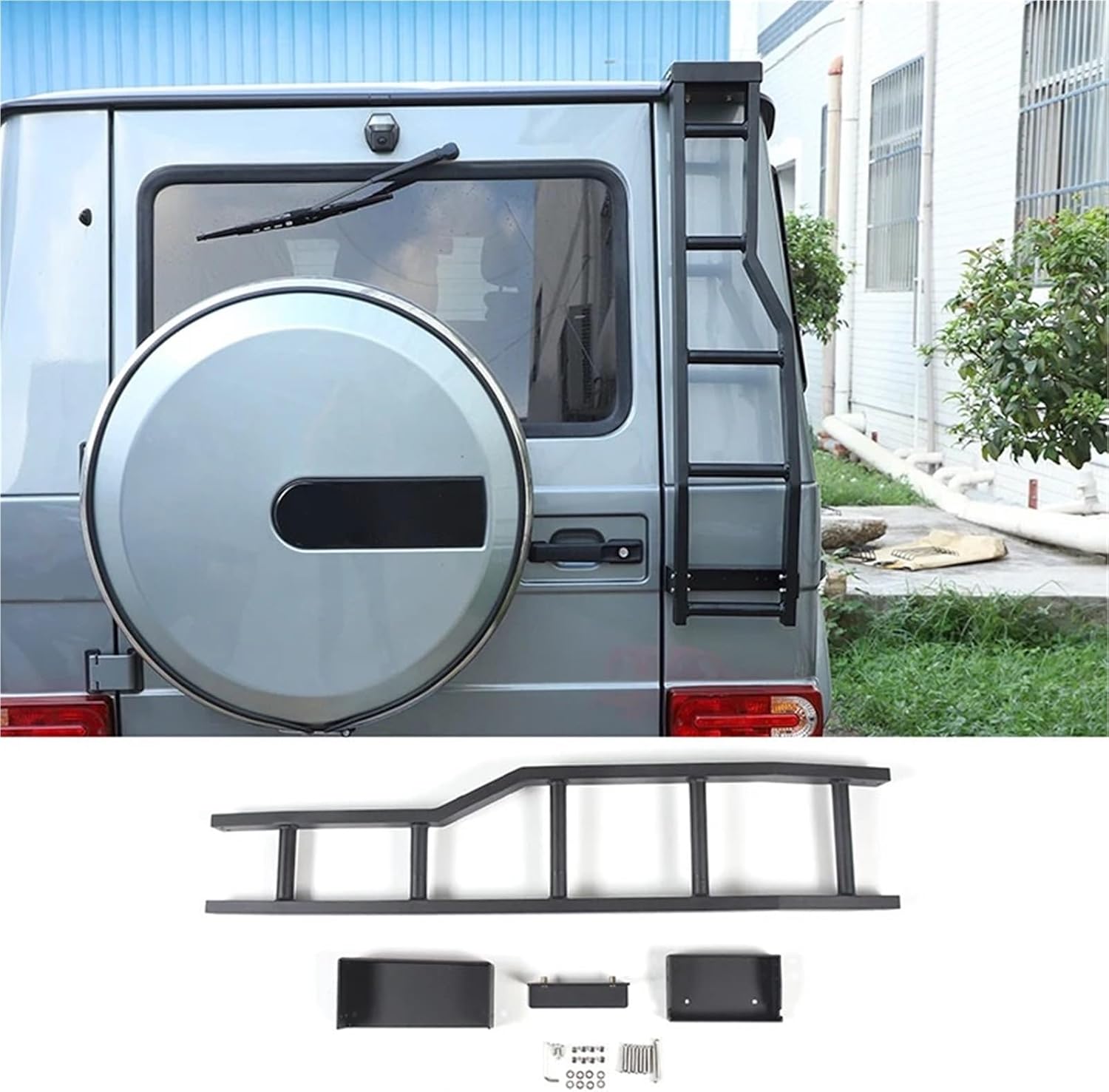Compatible with Benz 2004-2018 G-Class W463 Car Styling Car Tailgate Multi-Function Climbing Ladder Auto Parts