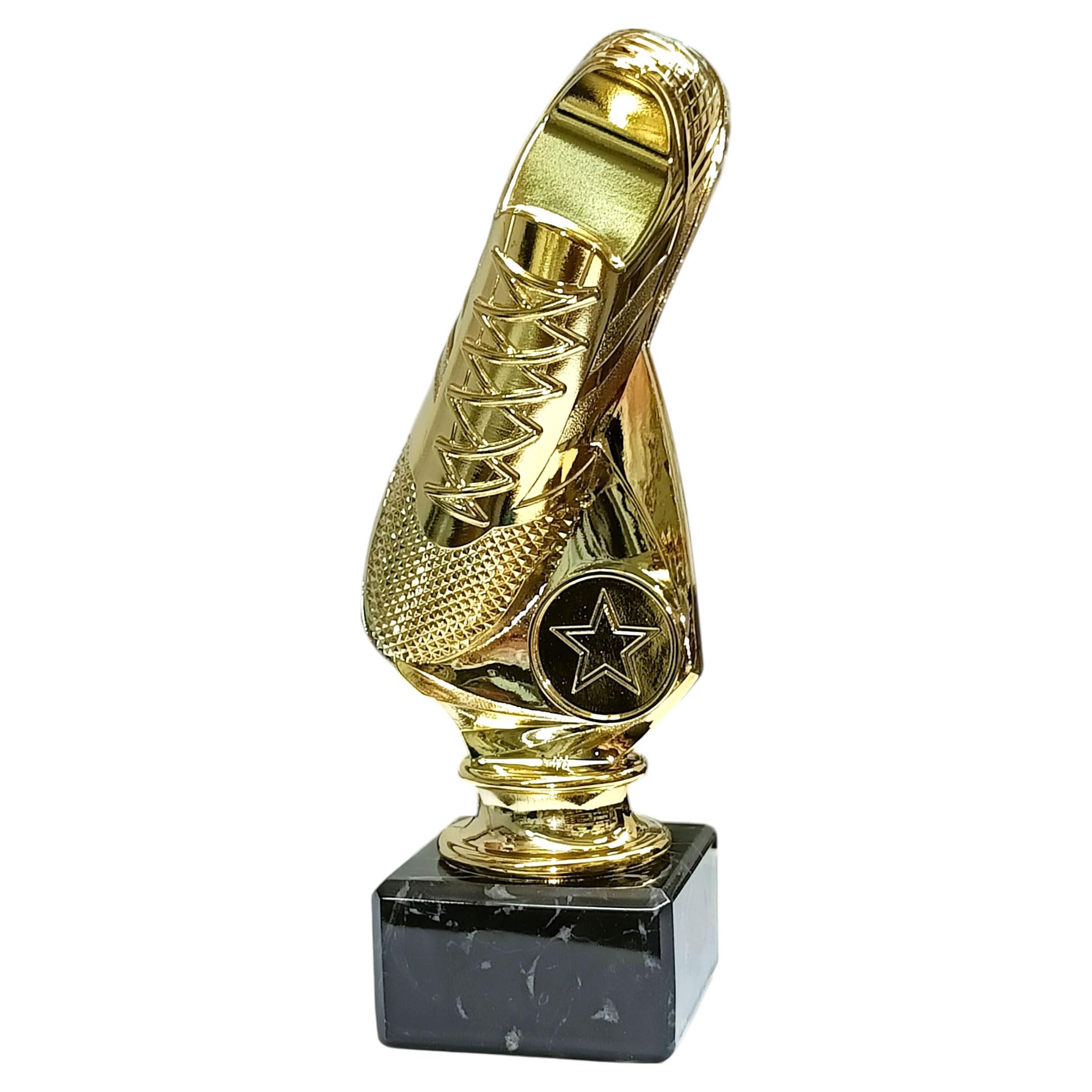Trofeo Scarpetta Calcio h 18,00 cm Targhetta Personalizzata Omaggio