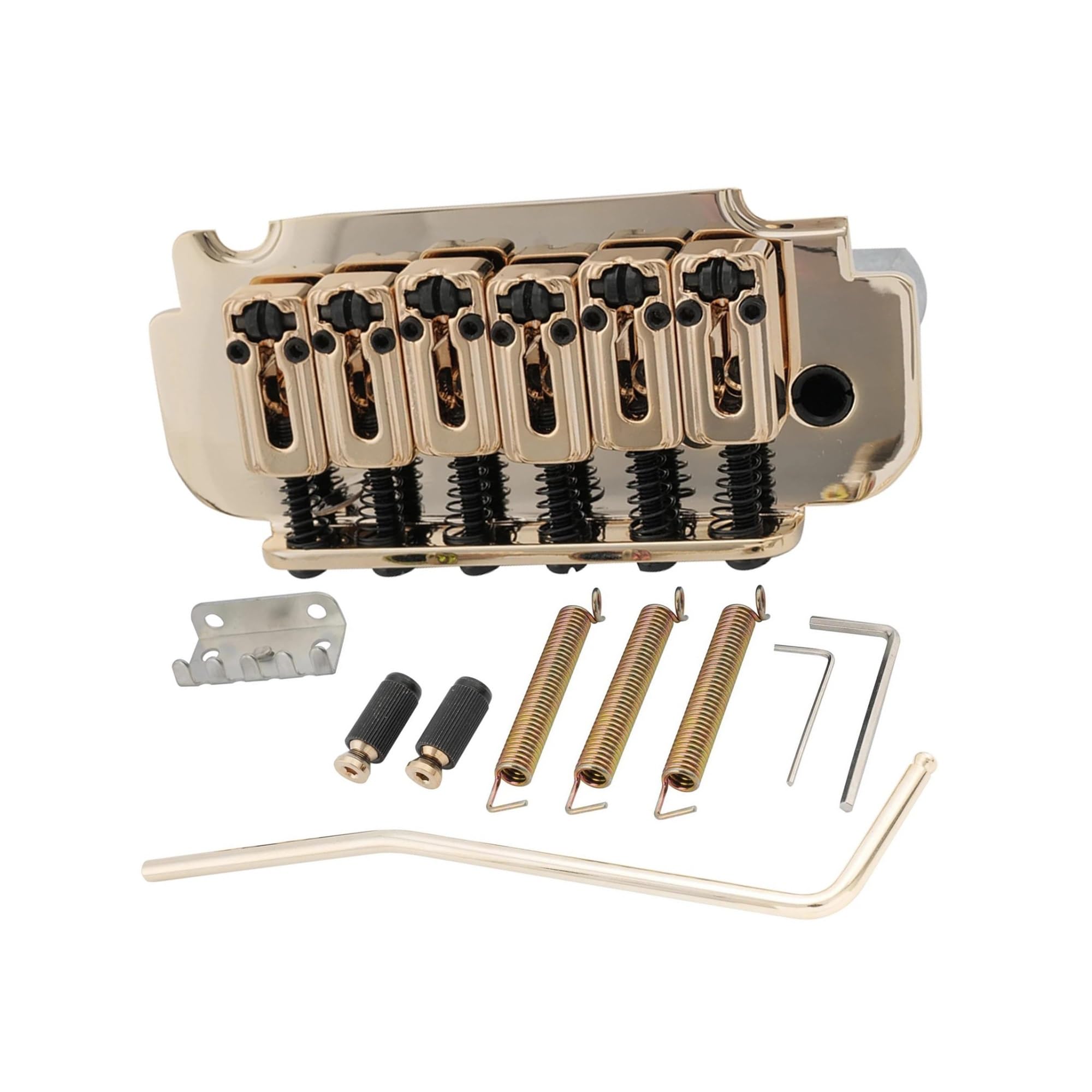 Puente Trémolo Con Montura De Rodillos De 10.8 Mm Para Guitarras Eléctricas | Puente de guitarra(Gold)