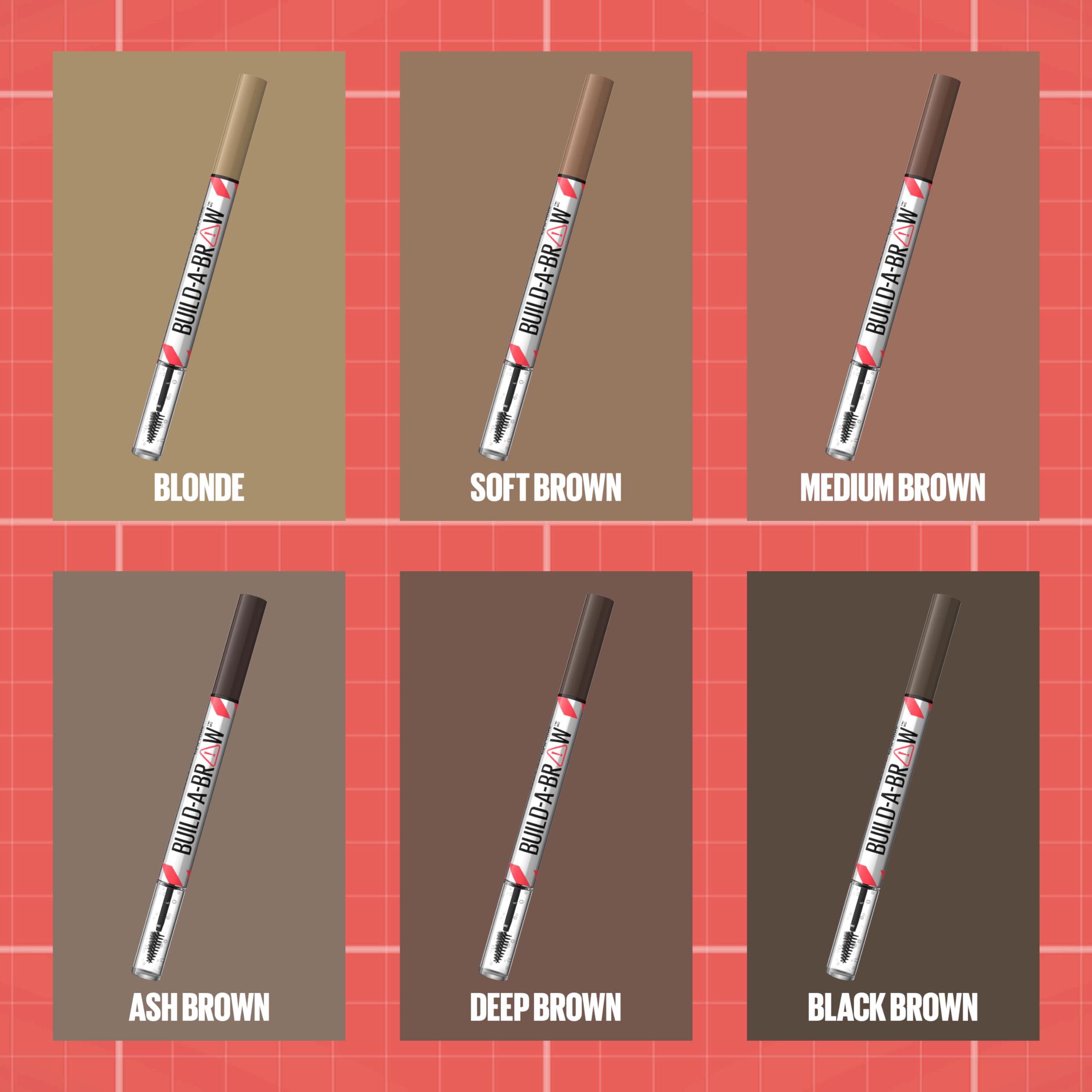 MAYBELLINE Build a Brow 2in1 Kaş Kalemi ve Jeli Deep Brown