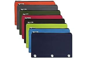 Ample Pencil Pouch Binder: 1/2 Inch Binder Rings