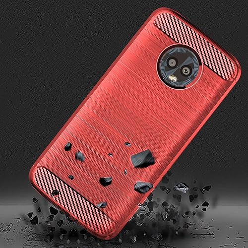 Miniatura 4 de Asuwish Funda compatible con Moto G6 y protector de pantalla de vidrio templado, accesorios de celda, fundas protectoras de silicona para Motorola