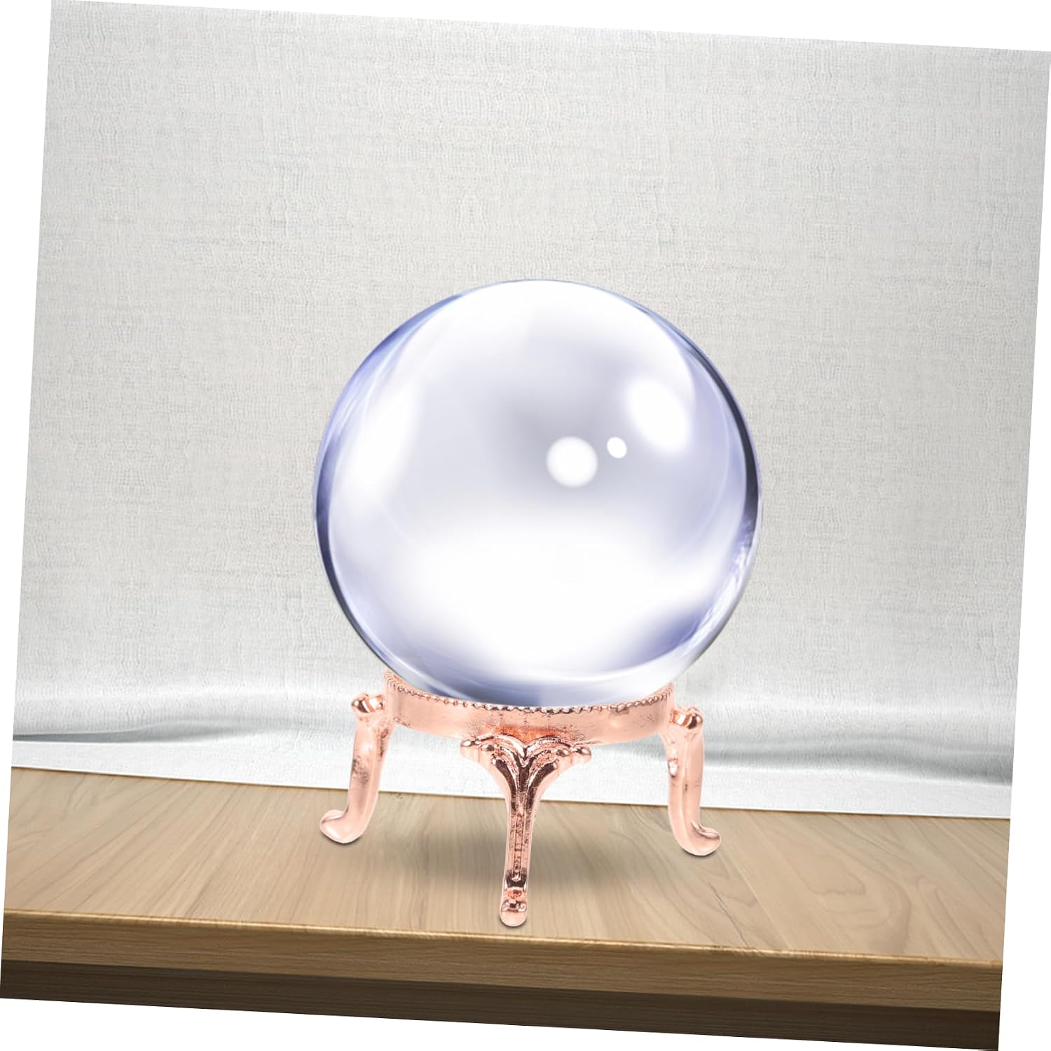 2 Pcs Metal Crystal Ball Display Stands for Birthday Christmas Decor